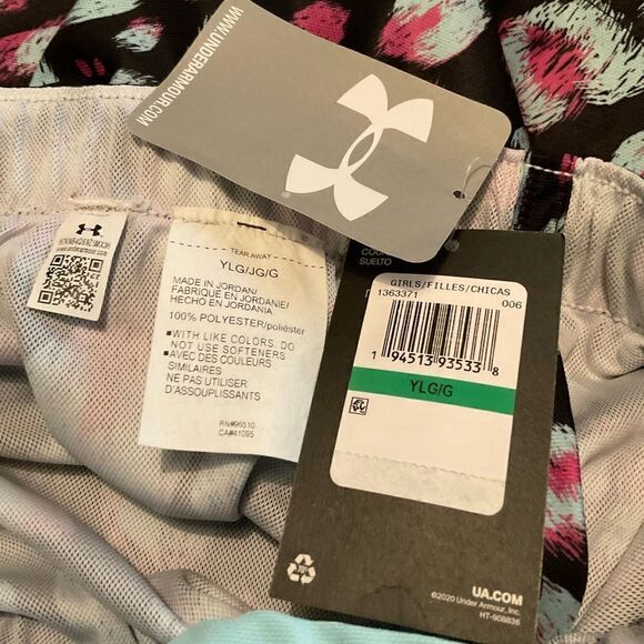 Under Armour Girls Youth Large Play Up Shorts - Picture 4 of 4